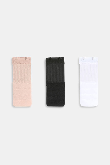 Zivame (Pack of 3) Bra Hook Extenders - Black Skin White — image 8